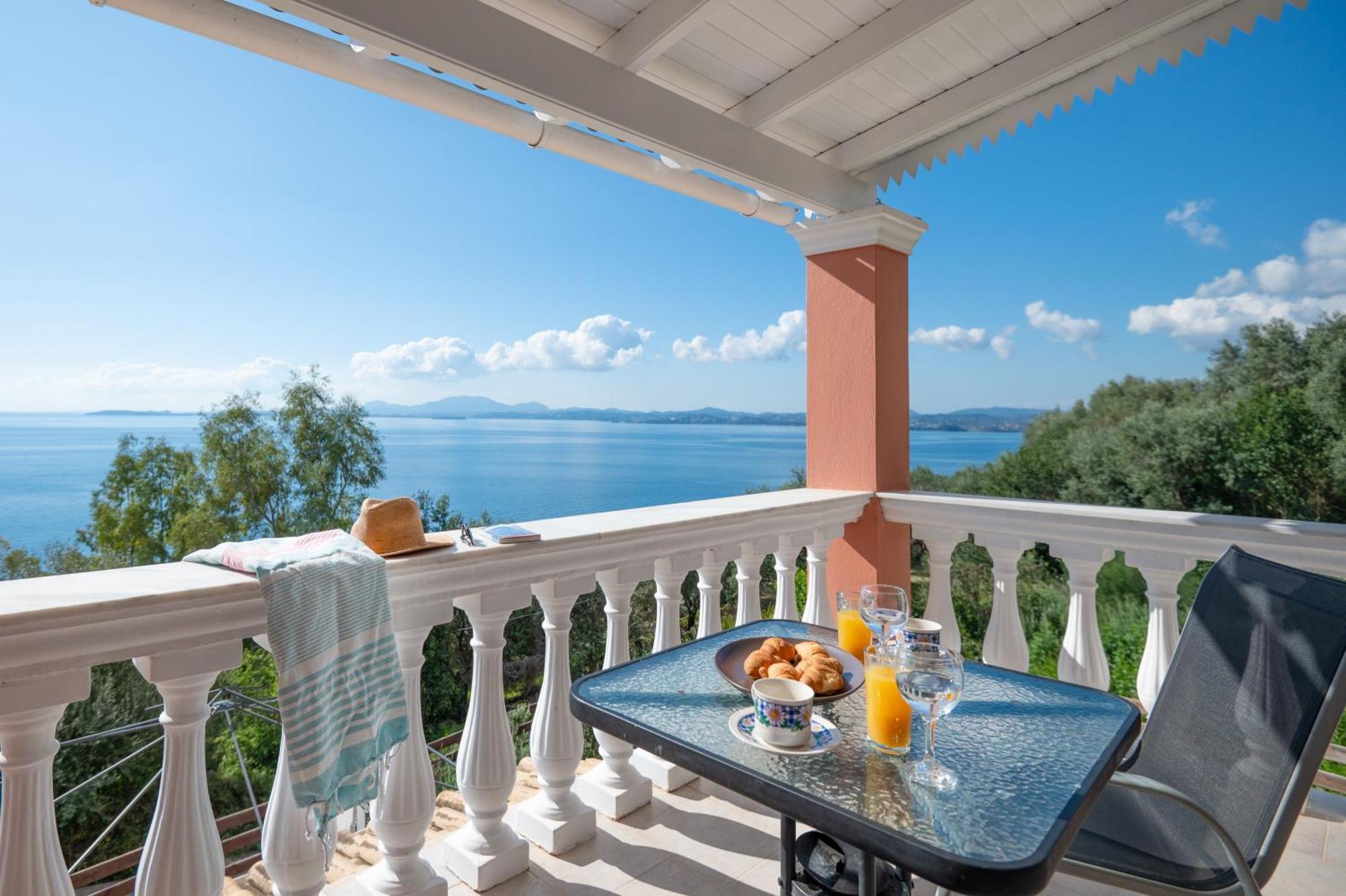 Sunrise View Apartments Barbati Buitenkant foto