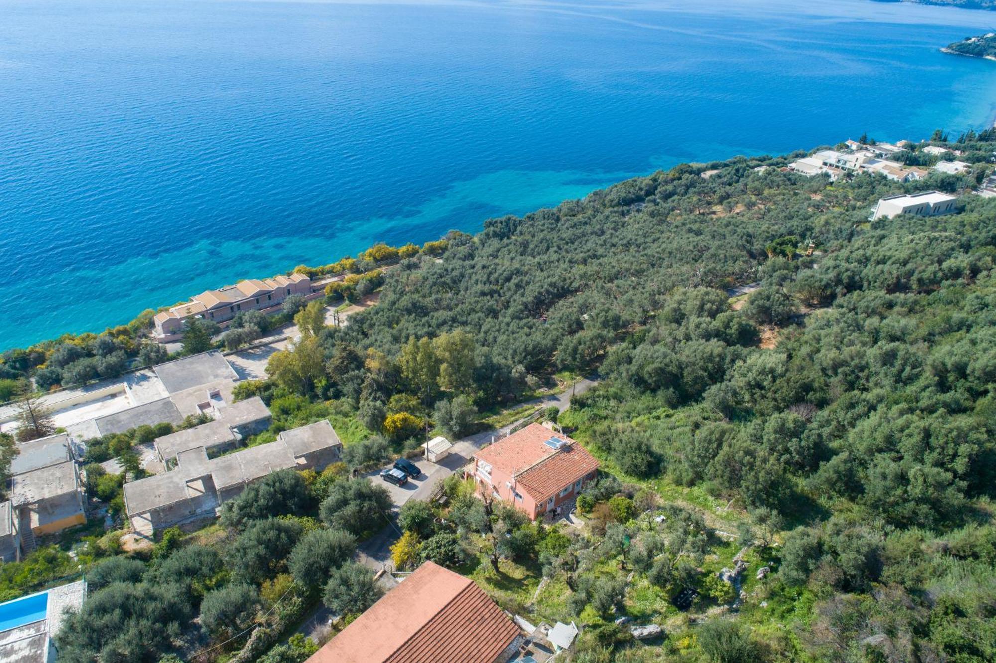 Sunrise View Apartments Barbati Buitenkant foto