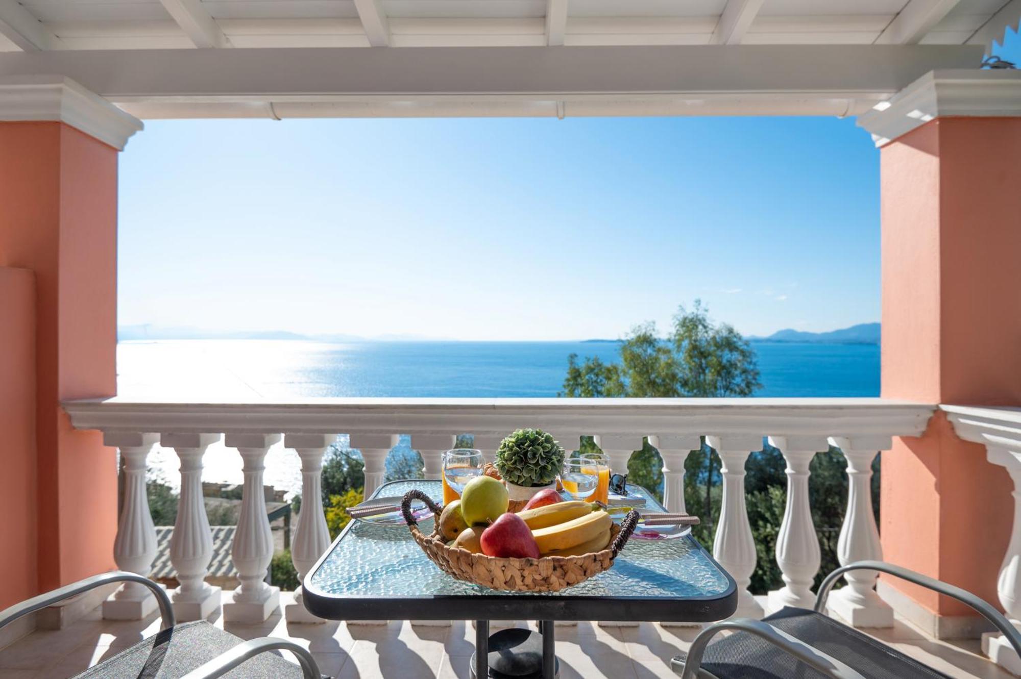 Sunrise View Apartments Barbati Buitenkant foto