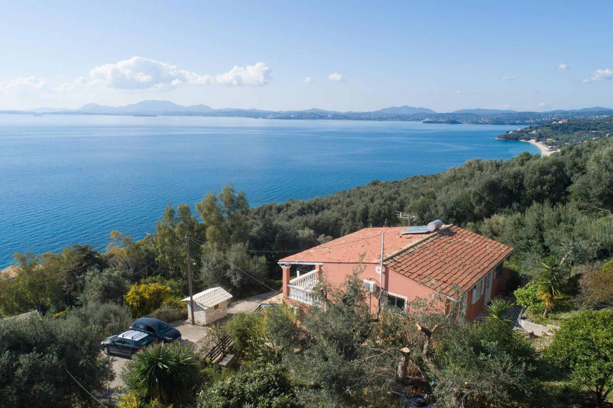 Sunrise View Apartments Barbati Buitenkant foto