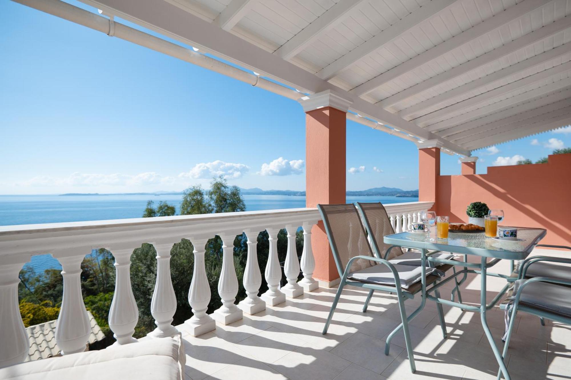 Sunrise View Apartments Barbati Buitenkant foto