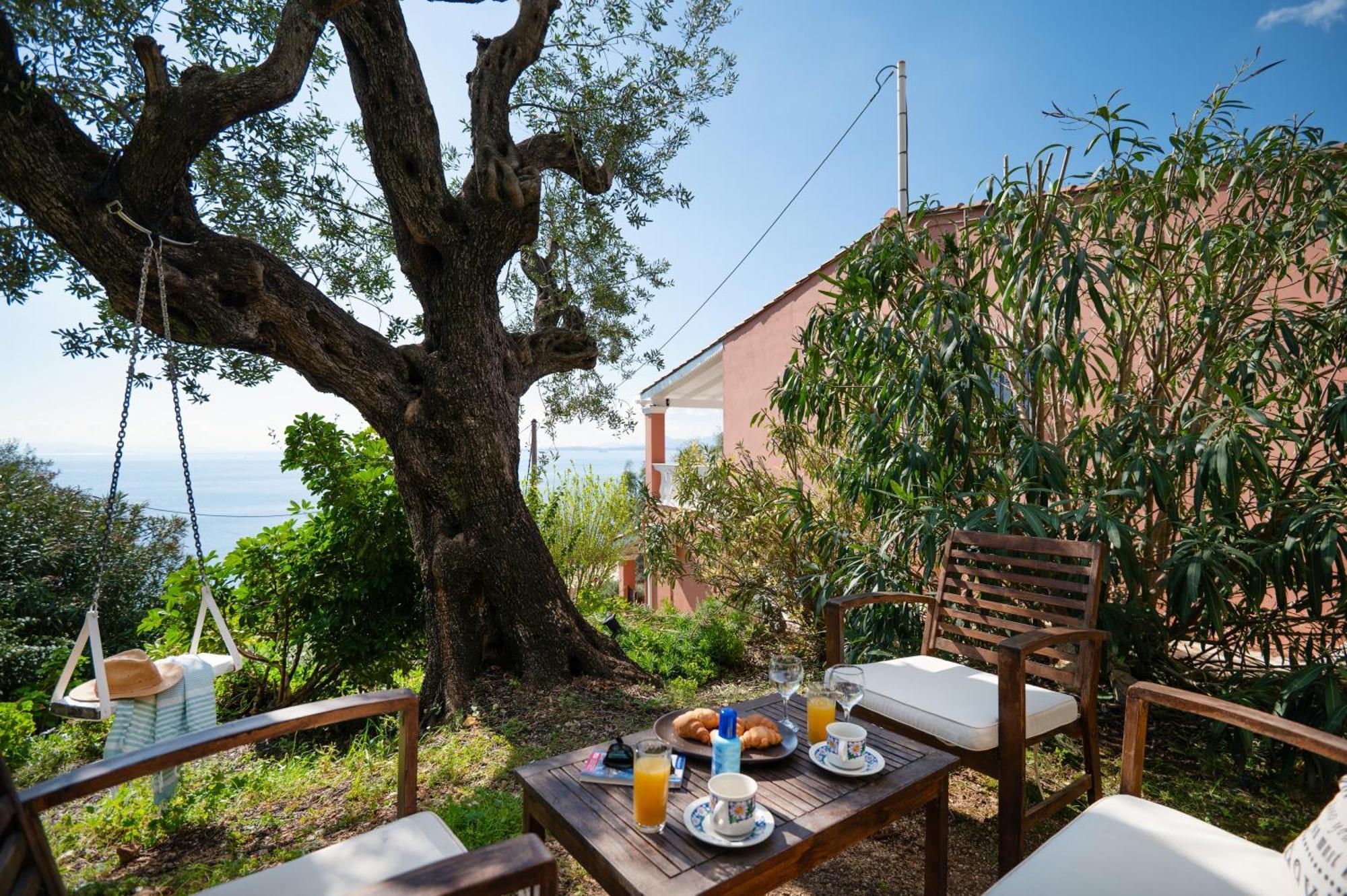 Sunrise View Apartments Barbati Buitenkant foto