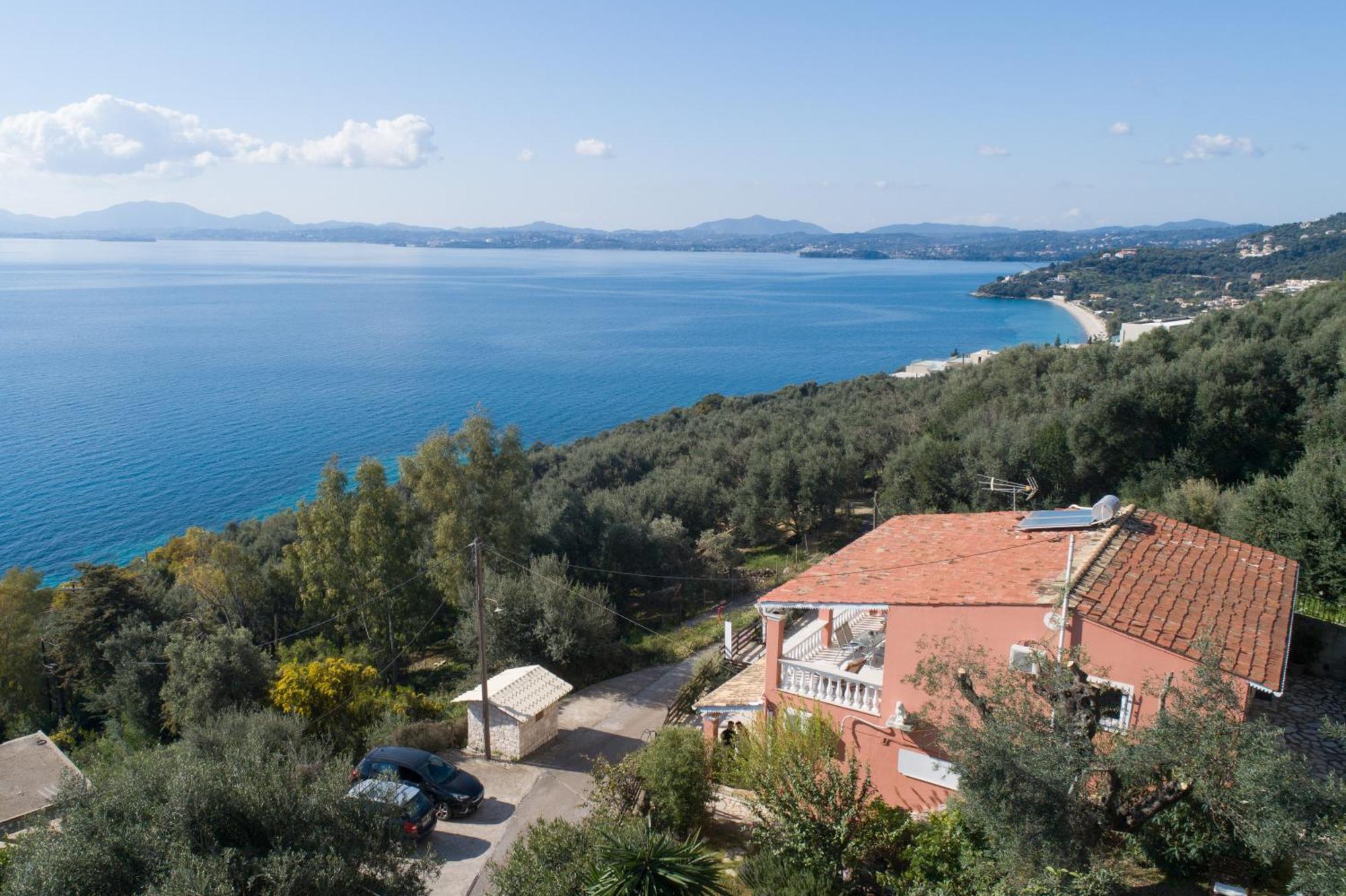 Sunrise View Apartments Barbati Buitenkant foto