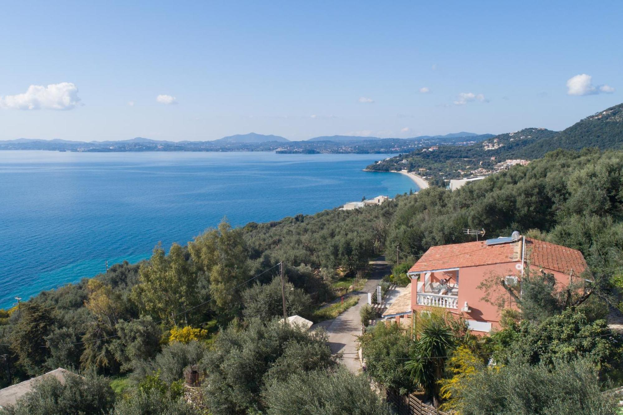 Sunrise View Apartments Barbati Buitenkant foto