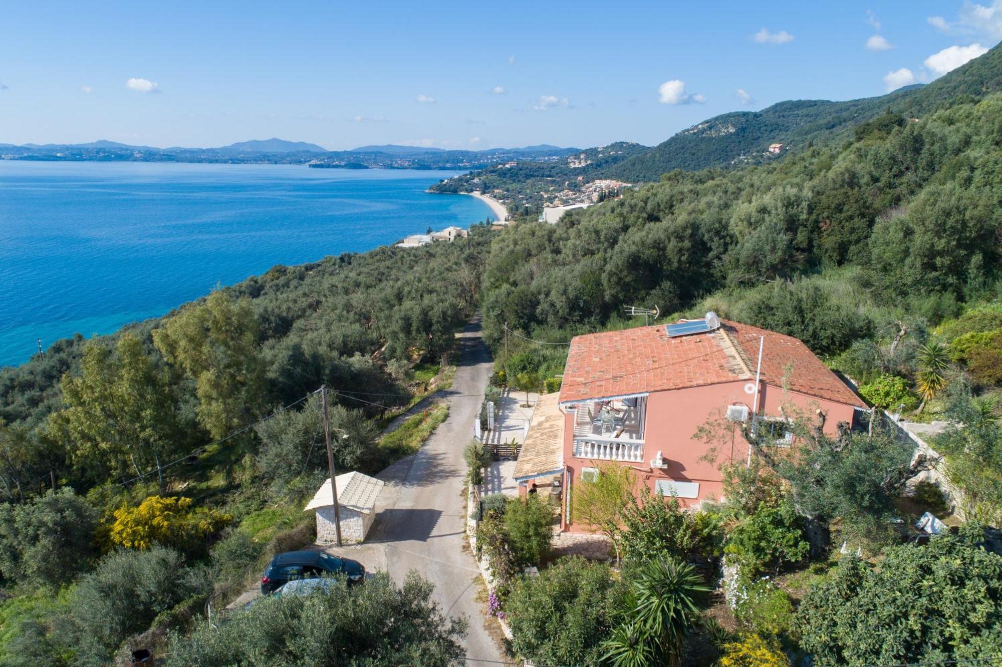 Sunrise View Apartments Barbati Buitenkant foto