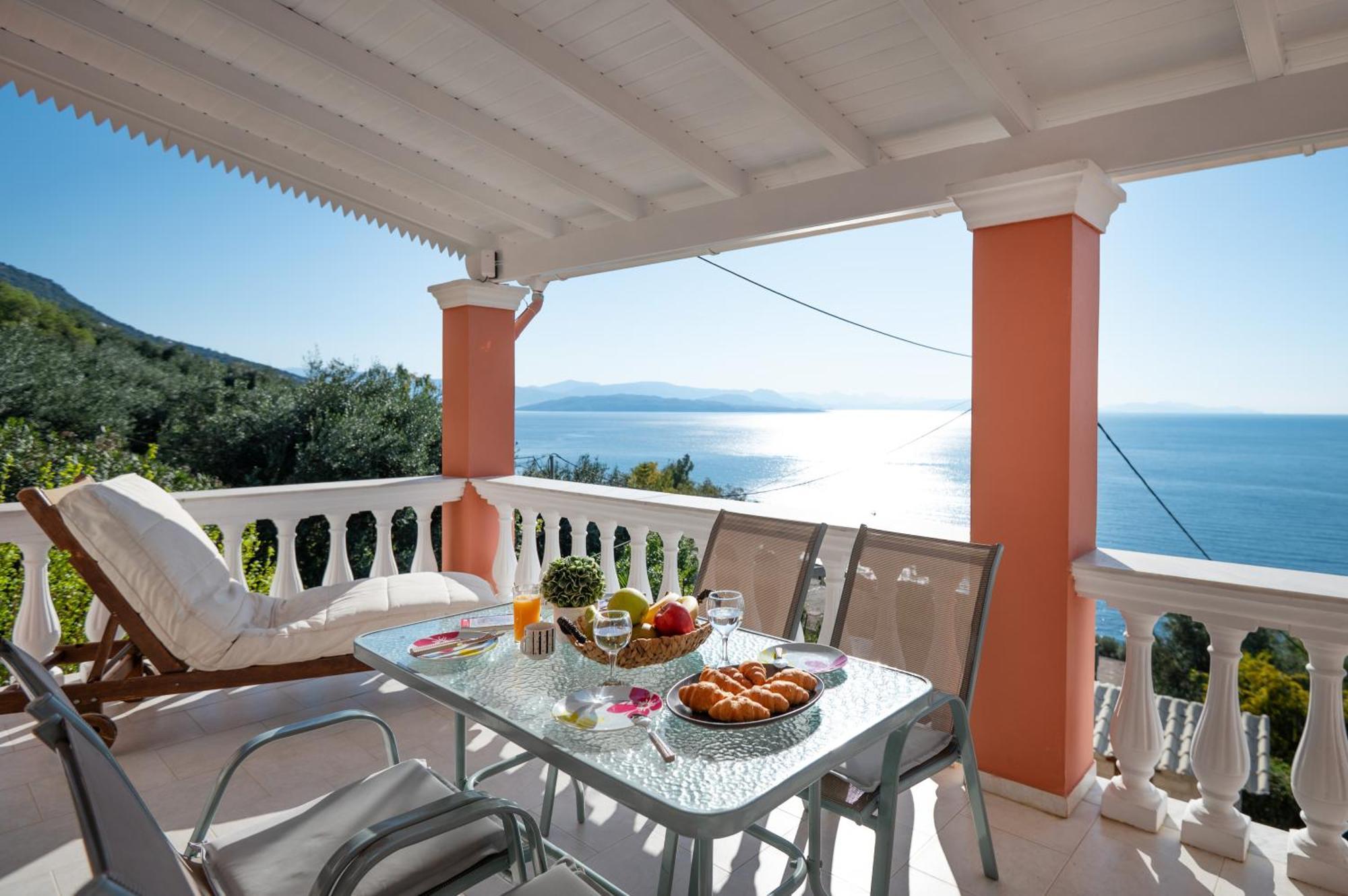 Sunrise View Apartments Barbati Buitenkant foto