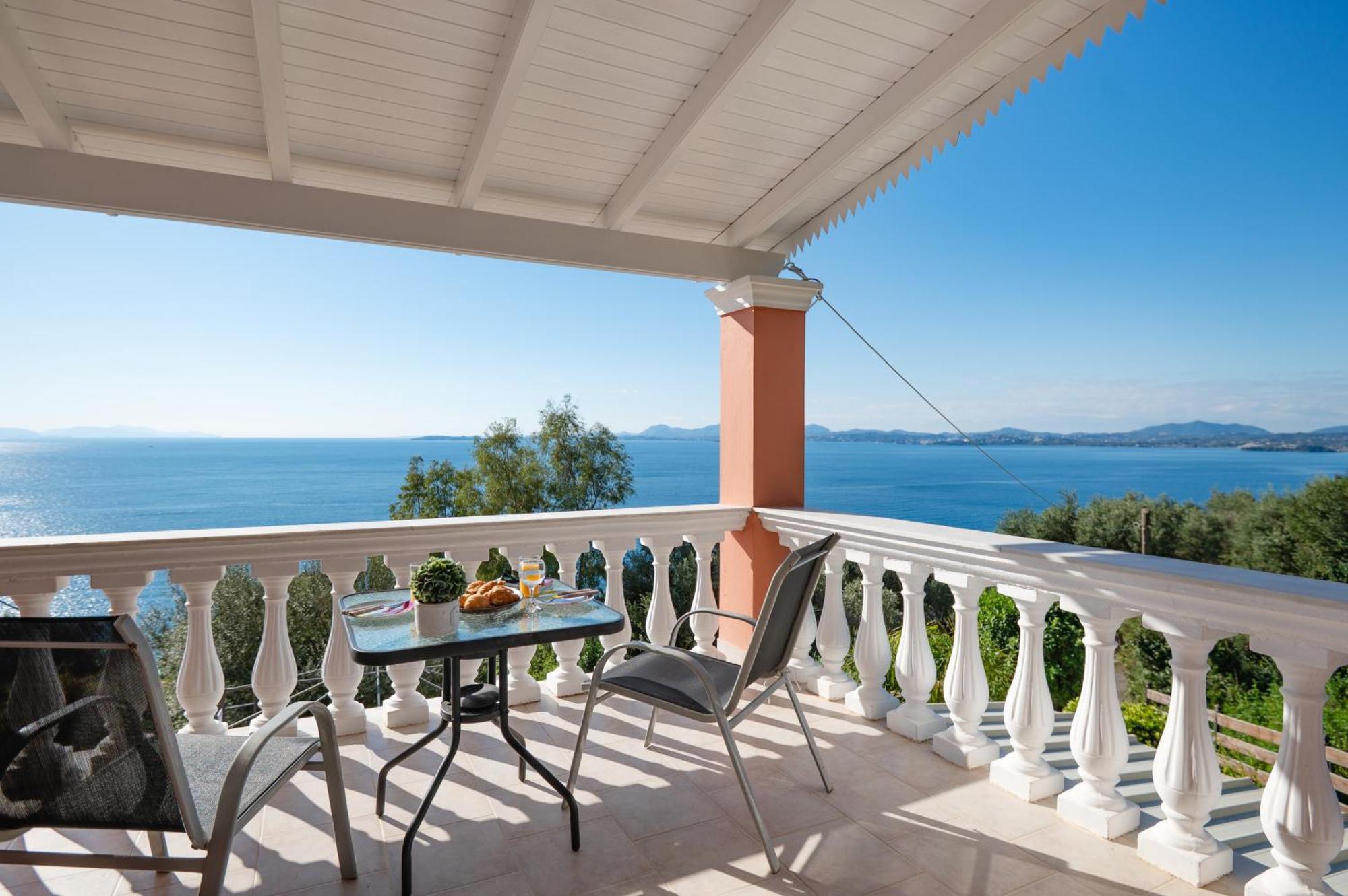 Sunrise View Apartments Barbati Buitenkant foto