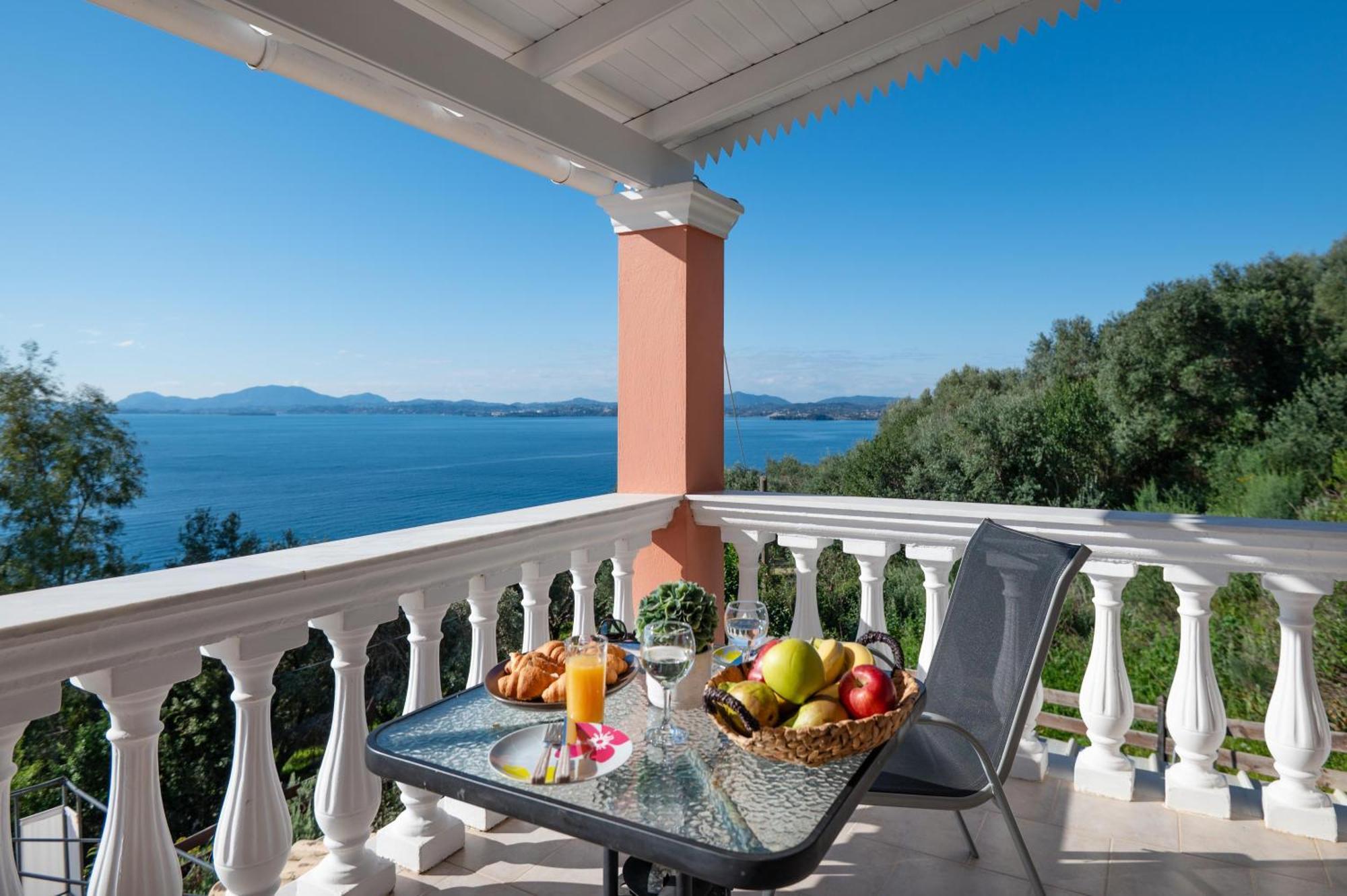 Sunrise View Apartments Barbati Buitenkant foto